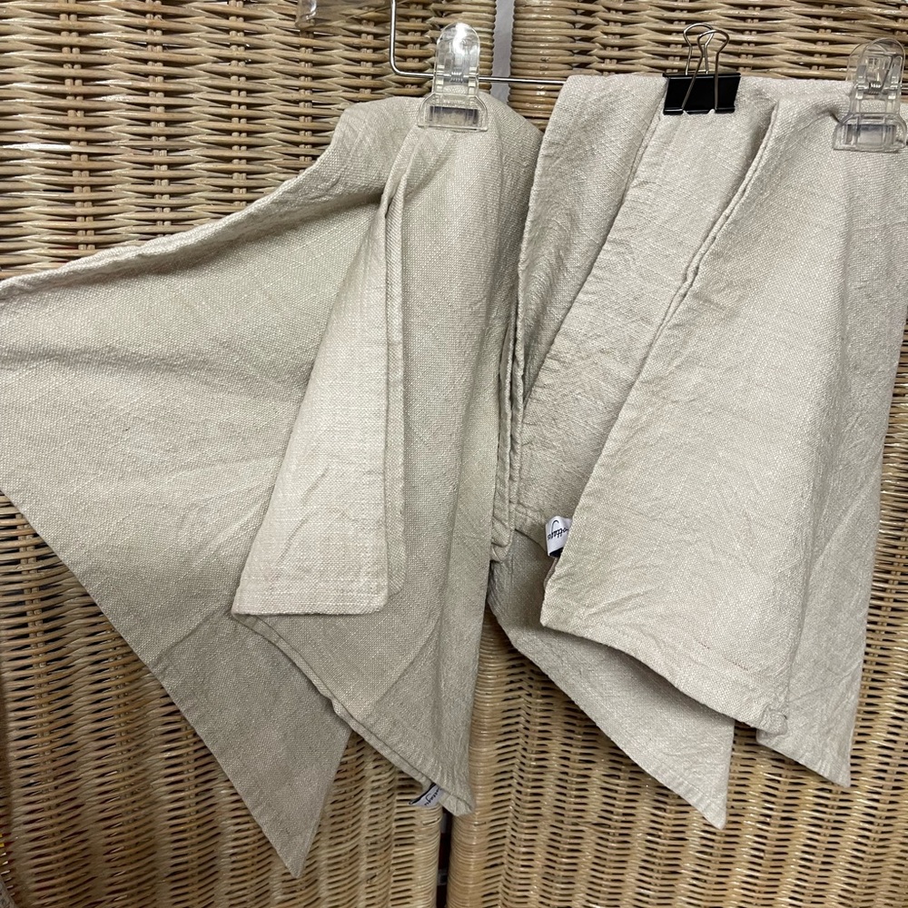 JABARA Cloth Napkins The Cottage Set of 5,  100% Cotton 18 x18” Sq Wheaton